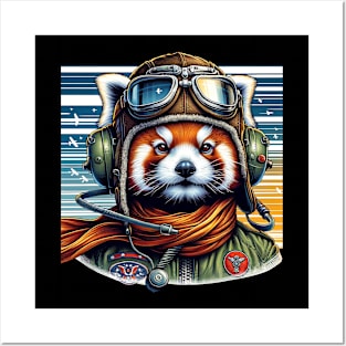 Adventurer Red Panda Posters and Art